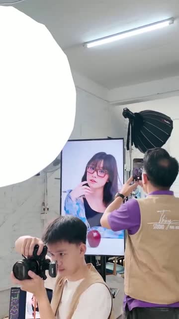 Một buổi chụp beauty tại studio